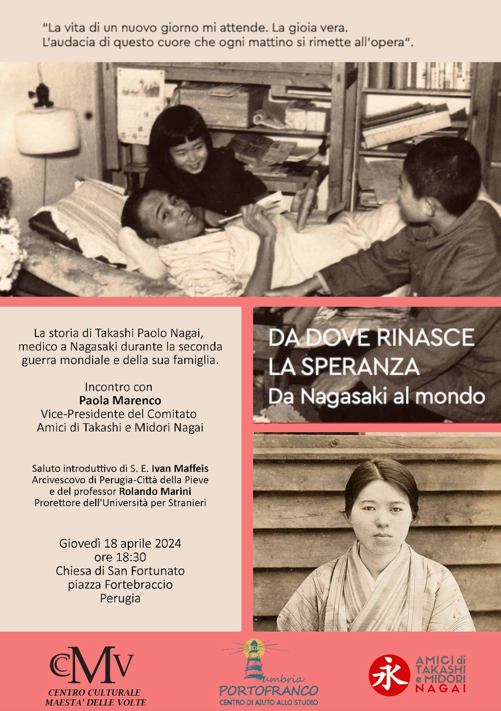 Featured image for “Perugia: Da dove rinasce la speranza. Da Nagasaki al mondo”