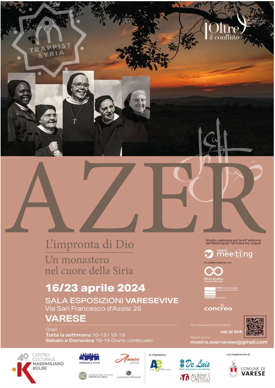 Featured image for “Varese: Azer, l’impronta di Dio. Un monastero nel cuore della Siria”