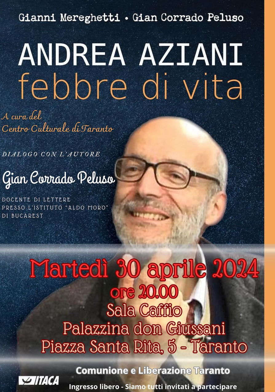 Featured image for “Taranto: Presentazione del libro Andrea Aziani, febbre di vita”