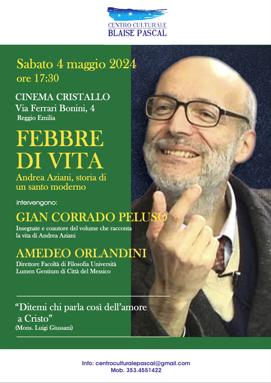Featured image for “Reggio Emilia: Presentazione del libro, Andrea Aziani. Febbre di vita”