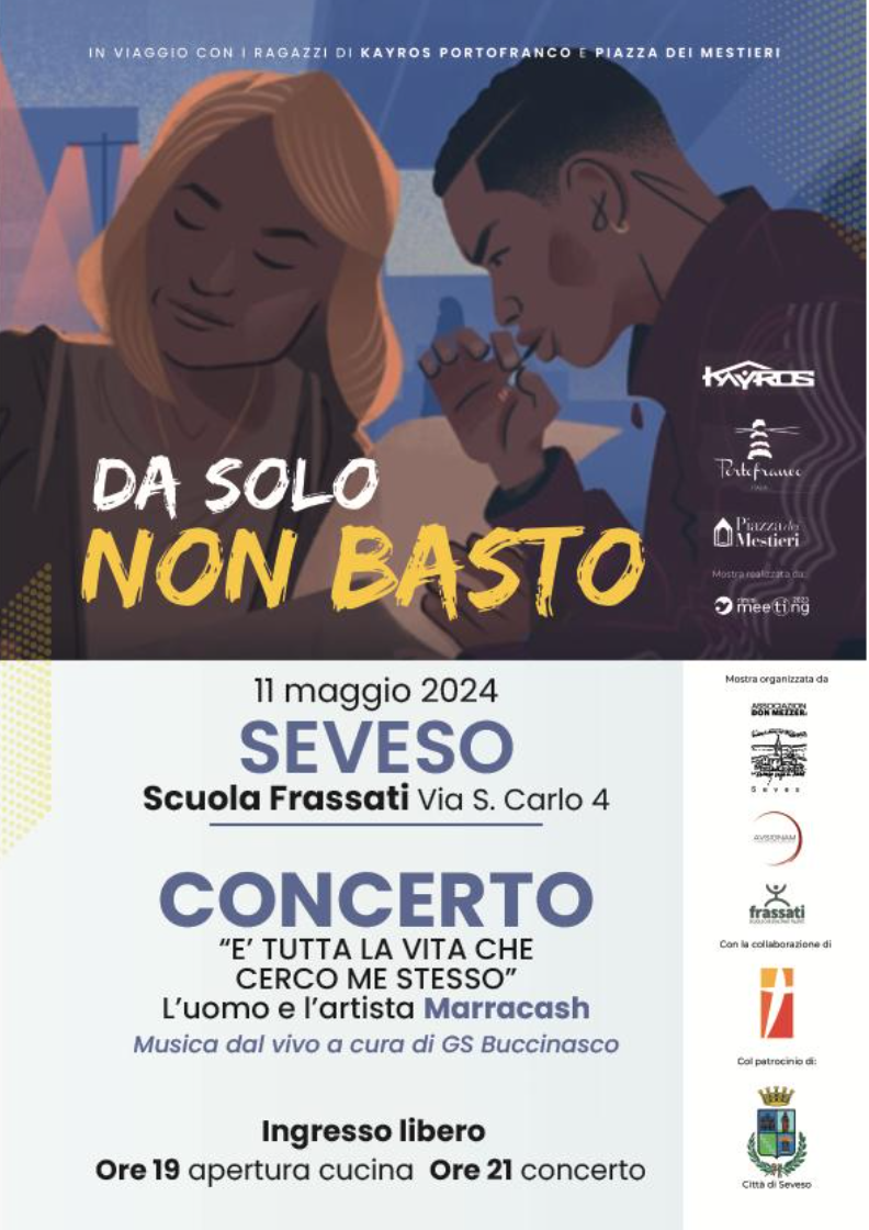 Featured image for “Seveso (Mb): Concerto in occasione della mostra “Da solo non basto””