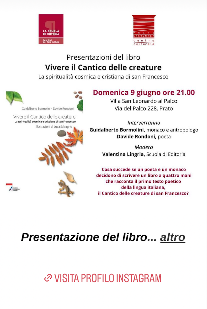 Featured image for “Prato: Vivere il Cantico delle creature”