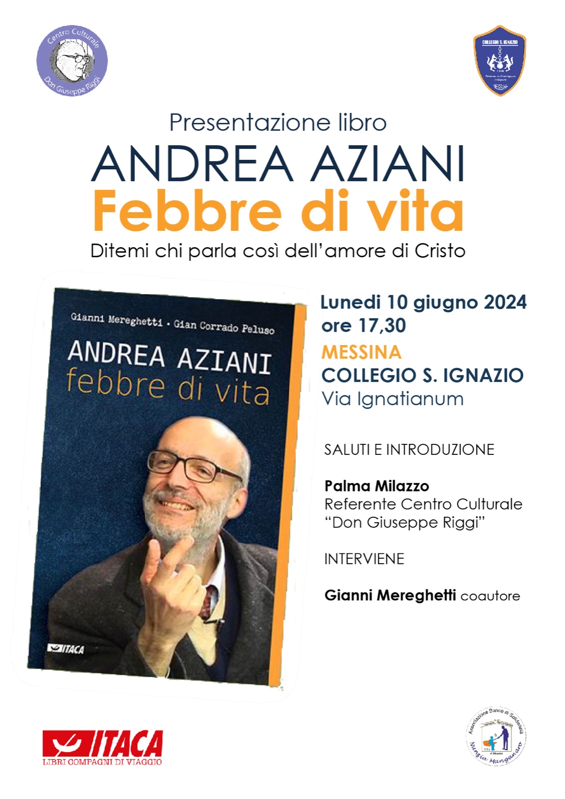 Featured image for “Messina: Presentazione del libro Andrea Aziani, febbre di vita”