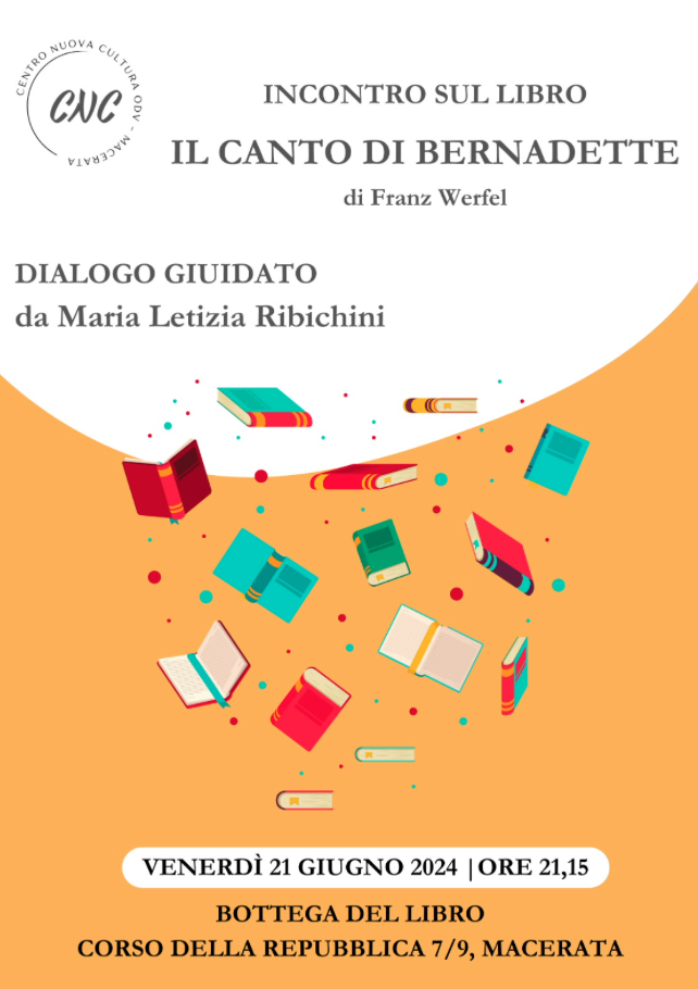 Featured image for “Macerata: Incontro sul libro, Il Canto di Bernadette”