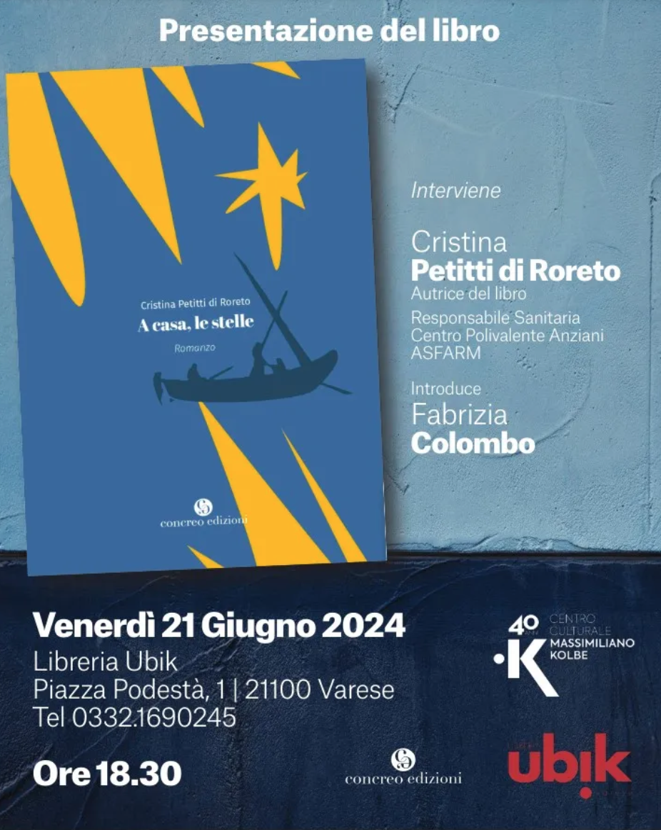Featured image for “Varese: “A casa, le stelle”. Presentazione del libro”