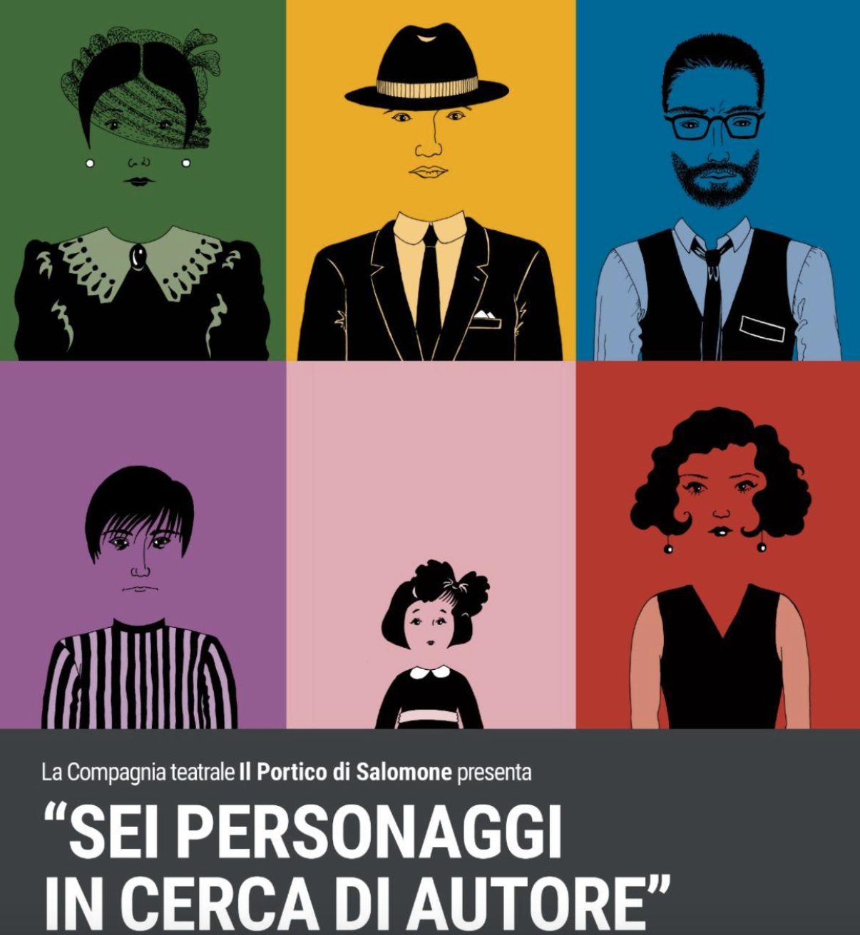 Featured image for “Rapallo (Ge): Spettacolo teatrale. Sei personaggi in cerca di autore”