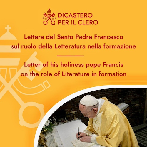 Featured image for “Lettera del Santo Padre Francesco sul ruolo della letteratura nella formazione”