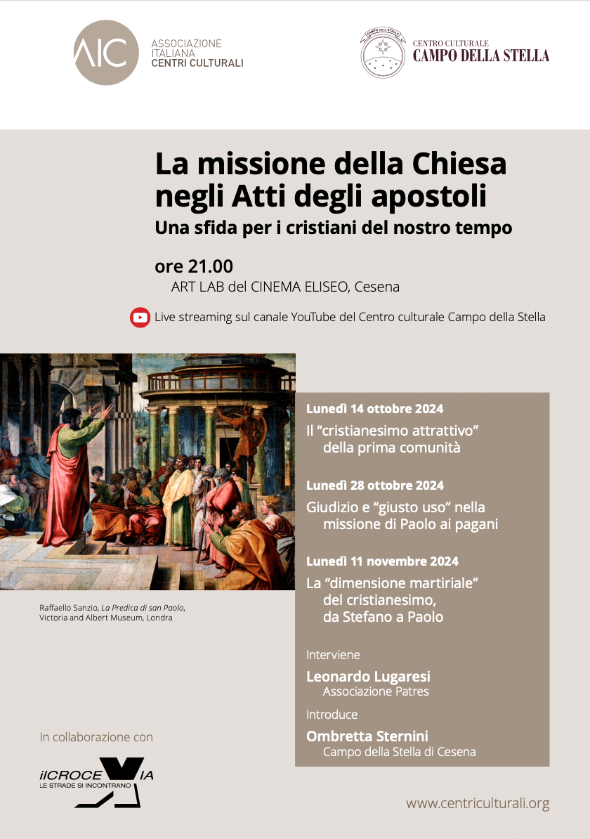 Featured image for “Cesena: La missione della Chiesa negli Atti degli Apostoli. La dimensione martiriale”