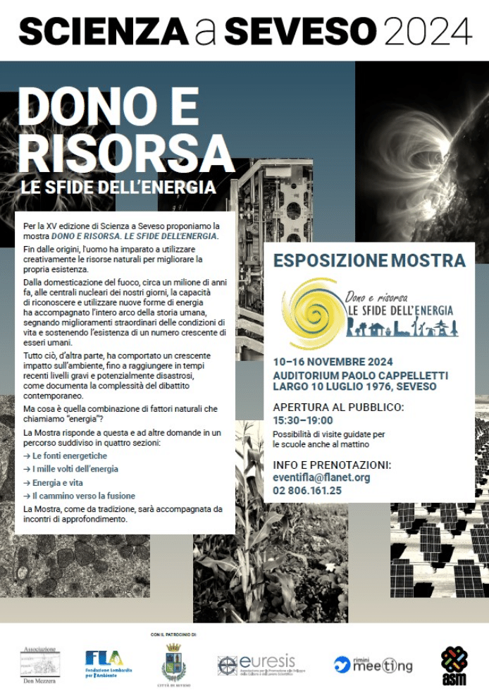 Featured image for “Seveso: Dono e risorsa, le sfide dell’energia. Esposizione mostra”