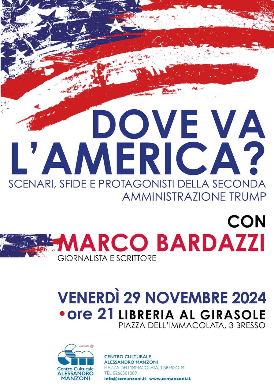 Featured image for “Bresso (Mi): Dove va l’America? Scenari, sfide e protagonisti”