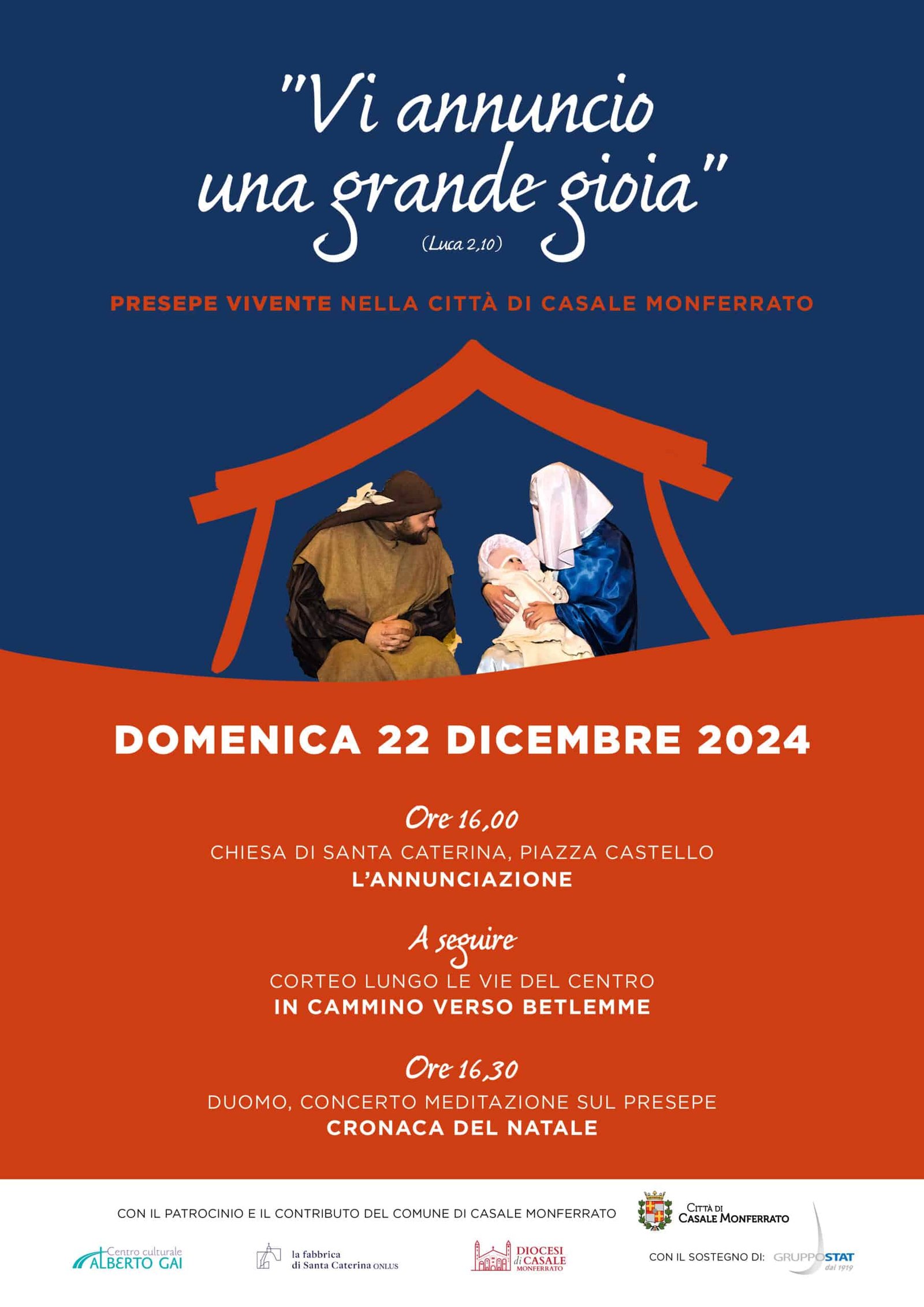 Featured image for “Casale Monferrato (AL): Presepe vivente e concerto per celebrare il Natale”