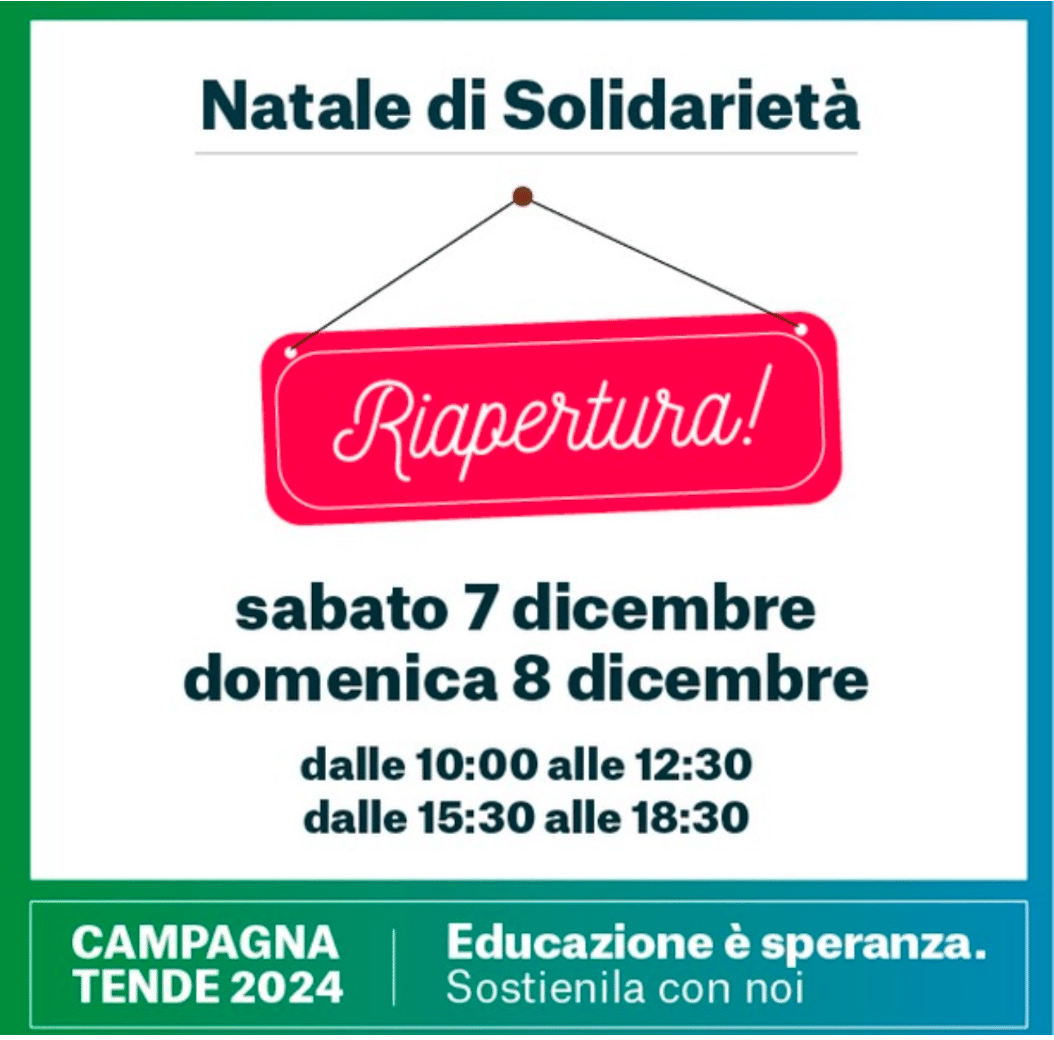 Featured image for “Grezzana (VR): Campagna Tende AVSI. Natale di solidarietà”