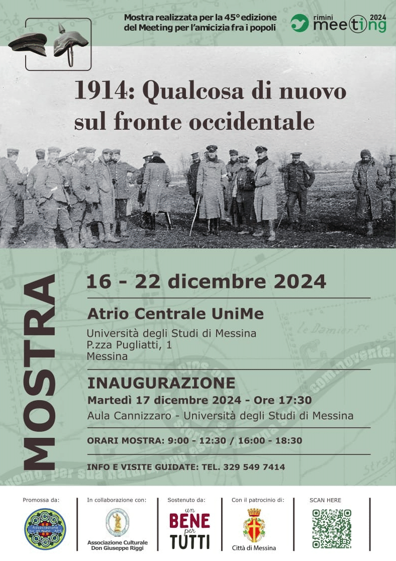 Featured image for “Messina: 1914. Qualcosa di nuovo sul fronte occidentale. Mostra #meeting24”