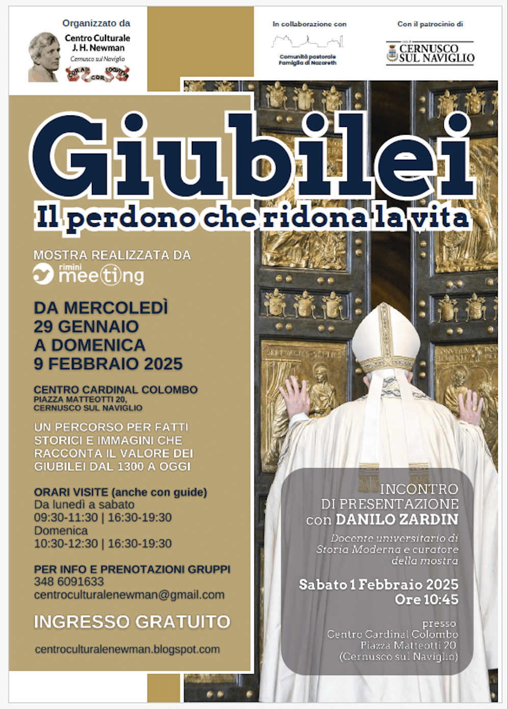 Featured image for “Cernusco (Mi): Giubilei. Il perdono che ridona la vita”