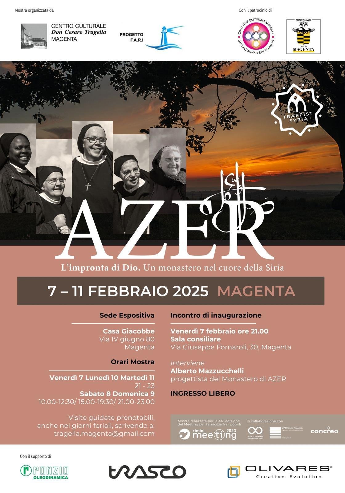 Featured image for “Magenta: Azer. L’impronta di Dio. Un monastero nel cuore della Siria”