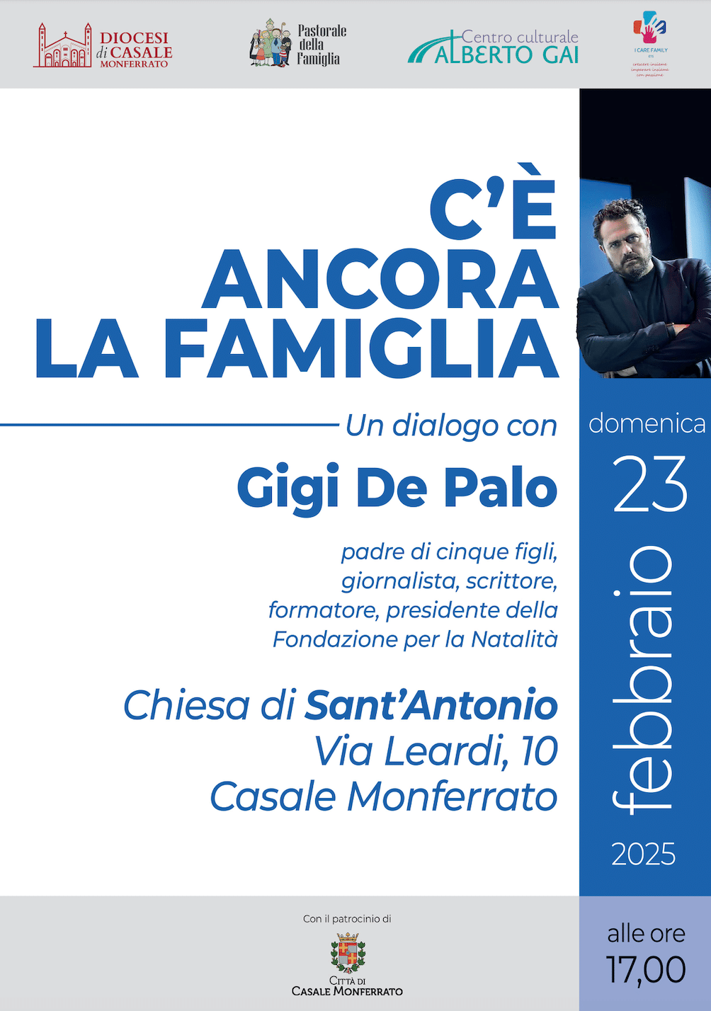 Featured image for “Casale Monf. (AL): C’è ancora la famiglia. Un dialogo con Gigi De Palo”