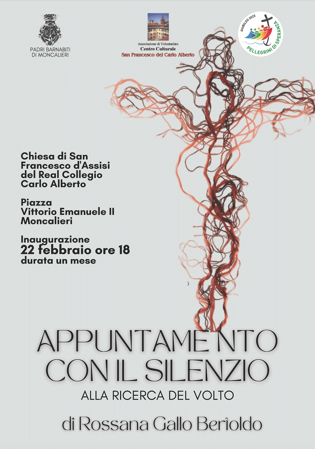 Featured image for “Moncalieri (To): Appuntamento con il silenzio. Mostra di Rossana Gallo Bertoldo”