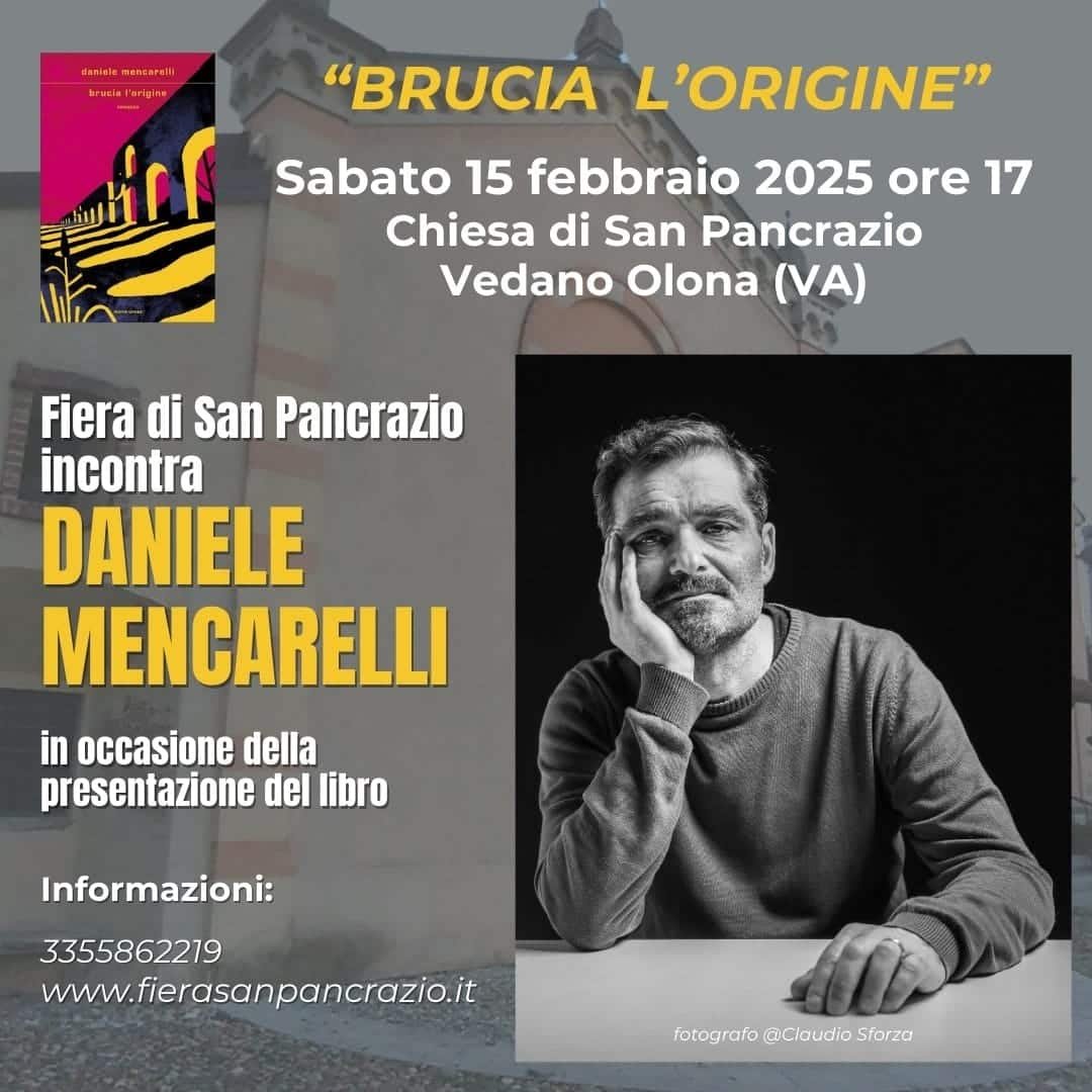 Featured image for “Vedano Olona (Va): Brucia l’origine. Presentazione del libro”