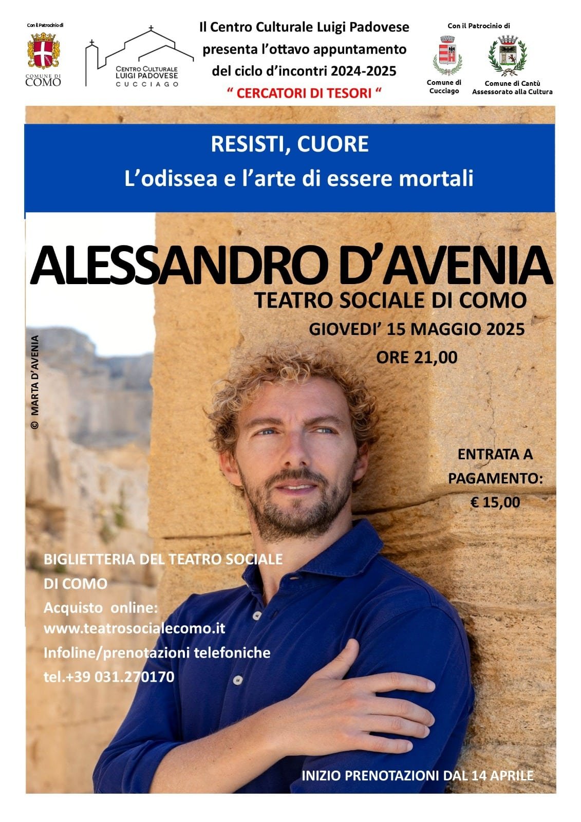 Featured image for “Como: RESISTI, CUORE. L’odissea e l’arte di essere mortali”