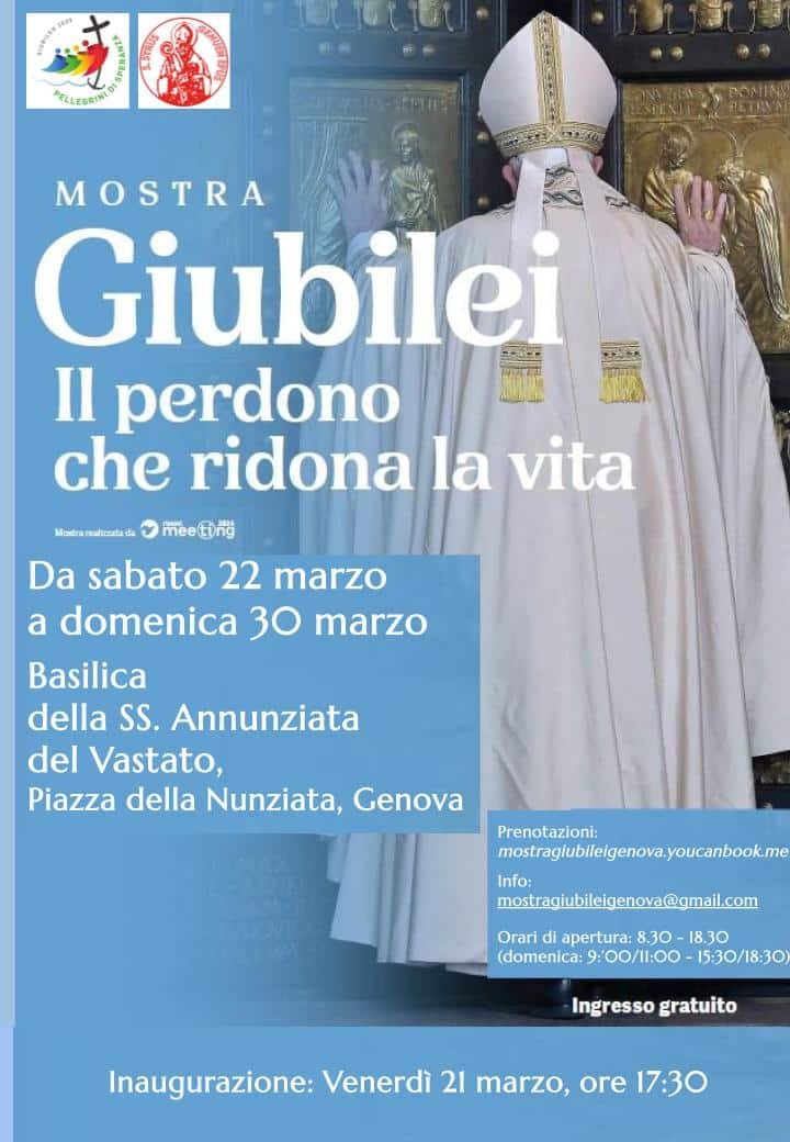 Featured image for “Genova: Giubilei. Il perdono che ridona la vita”