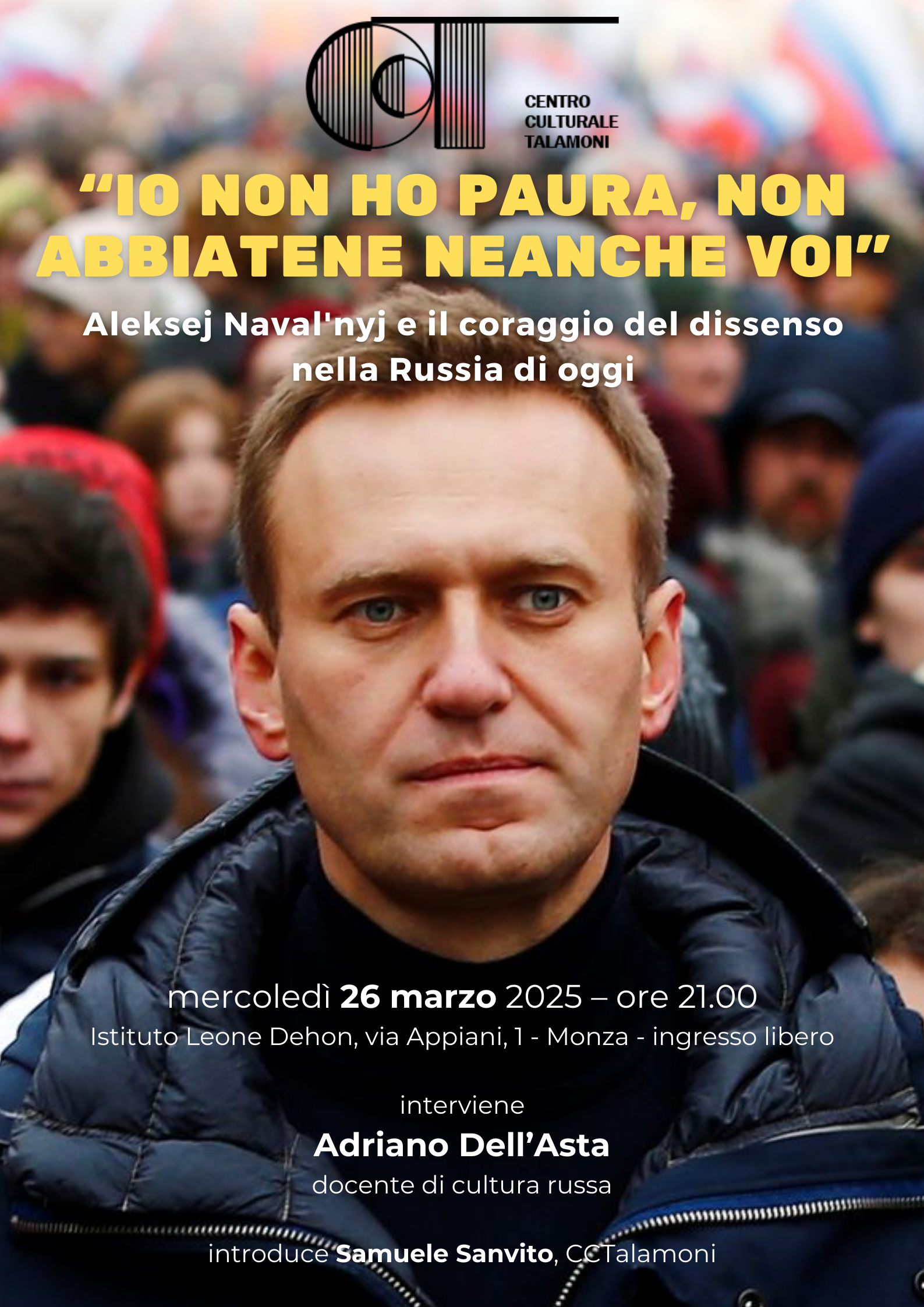Featured image for “Monza: “Io non ho paura, non abbiatene neanche voi””