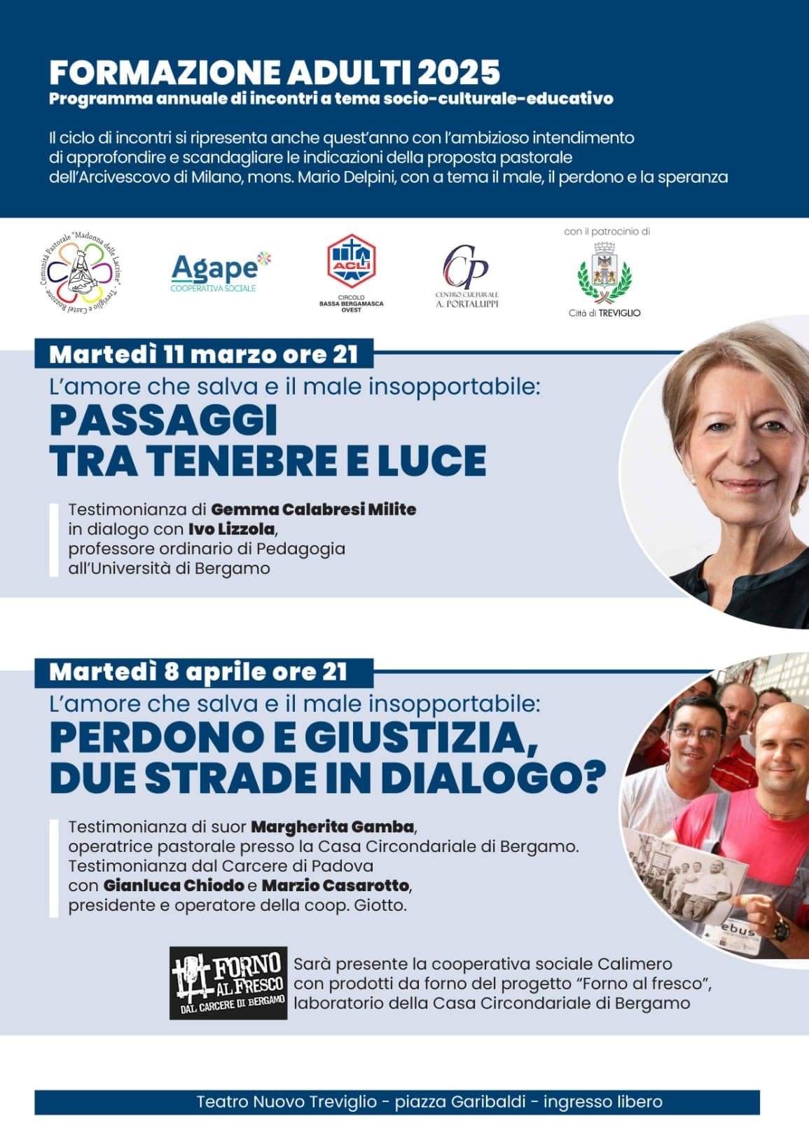 Featured image for “Treviglio (Bg): Perdono e giustizia, due strade in dialogo?”