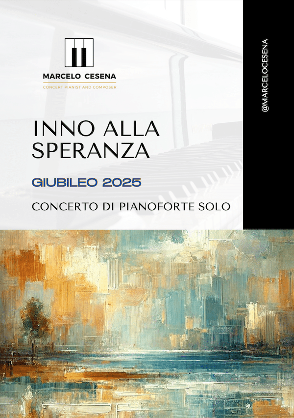 Featured image for “Inno alla Speranza #giubileo25. Concerto di Marcelo Cesena”