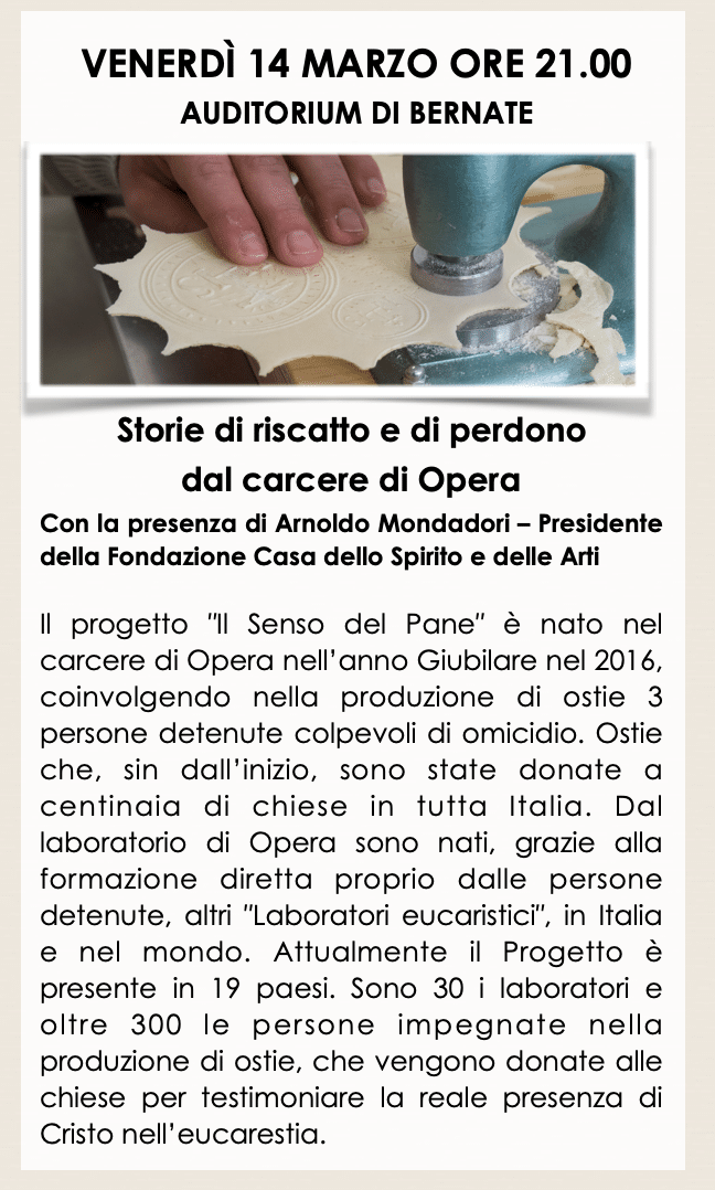 Featured image for “Arcore (MB): Storie di riscatto e di perdono dal carcere di Opera”