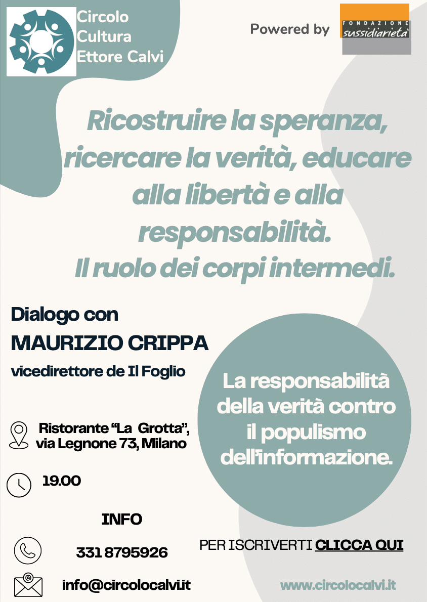 Featured image for “Milano: La responsabilità della verità contro il populismo dell’informazione”