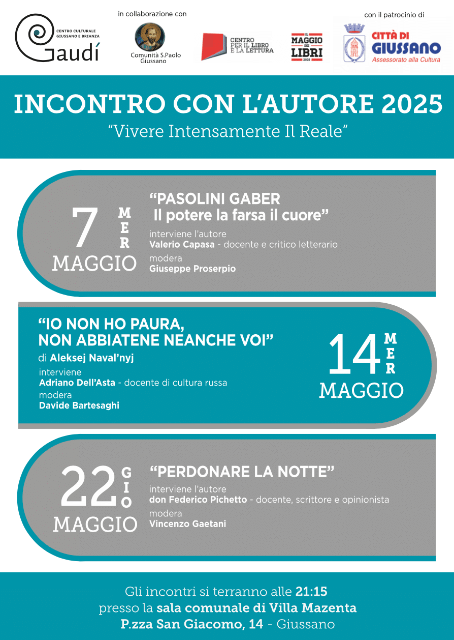 Featured image for “Giussano (MB): Incontro con l’autore. Perdonare la notte”