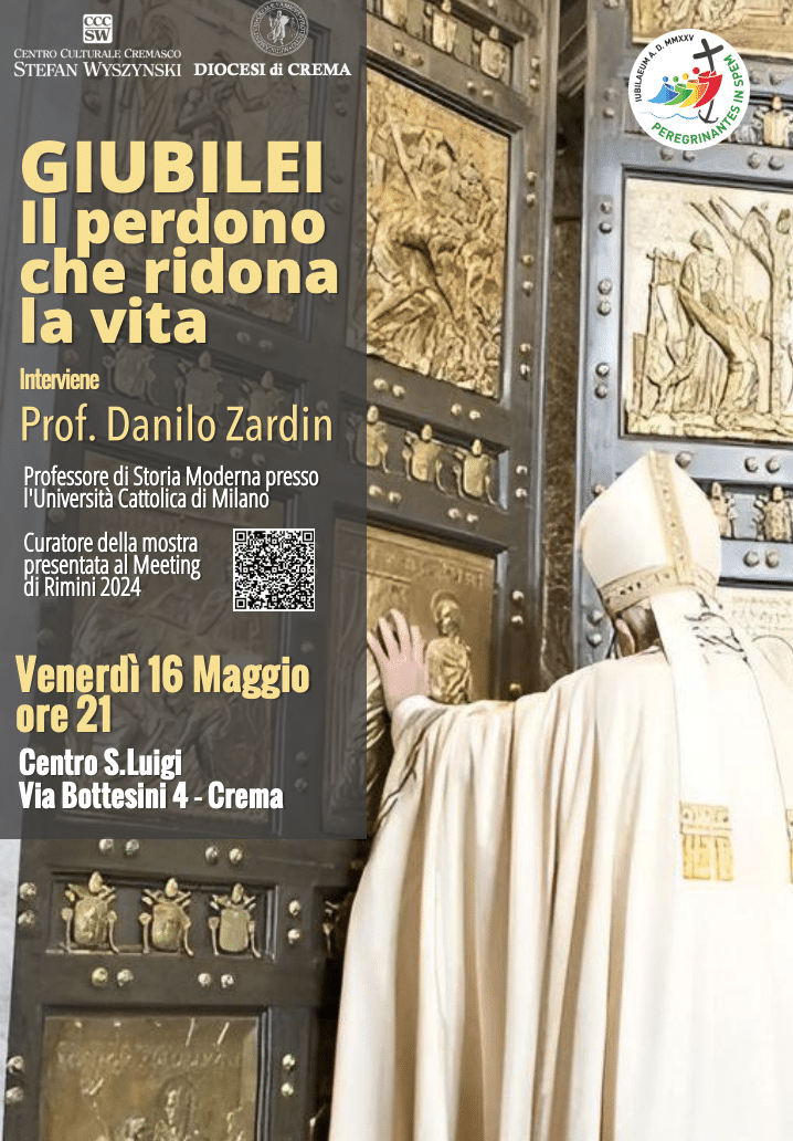 Featured image for “Crema: Giubilei. Il perdono che ridona la vita”