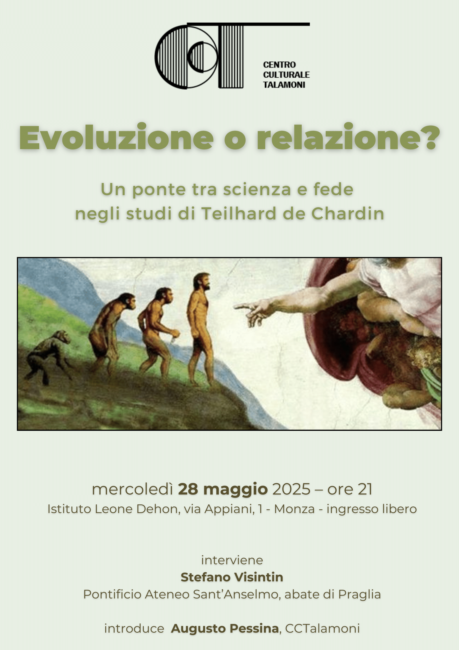 Featured image for “Monza: Evoluzione o relazione? Un ponte tra scienza e fede negli studi di Teilhard de Chardin”