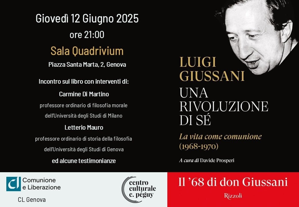 Featured image for “Genova: Presentazione del volume “Una rivoluzione di sé””