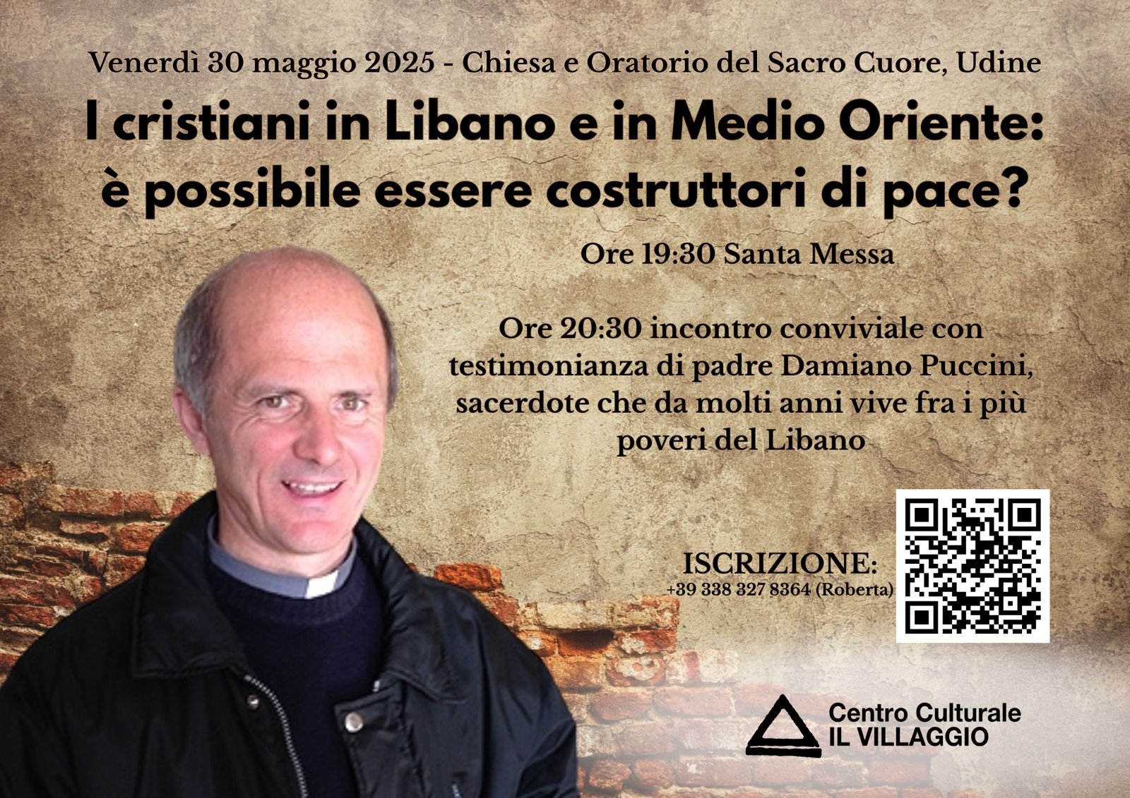 Featured image for “Udine: I cristiani in Libano e in Medio Oriente: è possibile essere costruttori di pace?”
