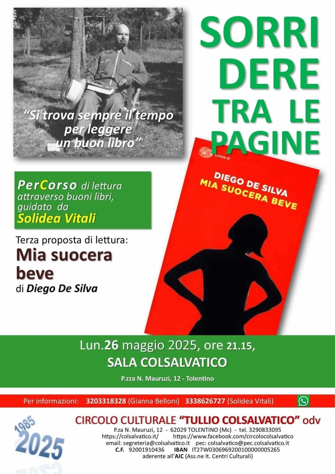 Featured image for “Tolentino: Sorridere tra le pagine. Percorso di lettura”