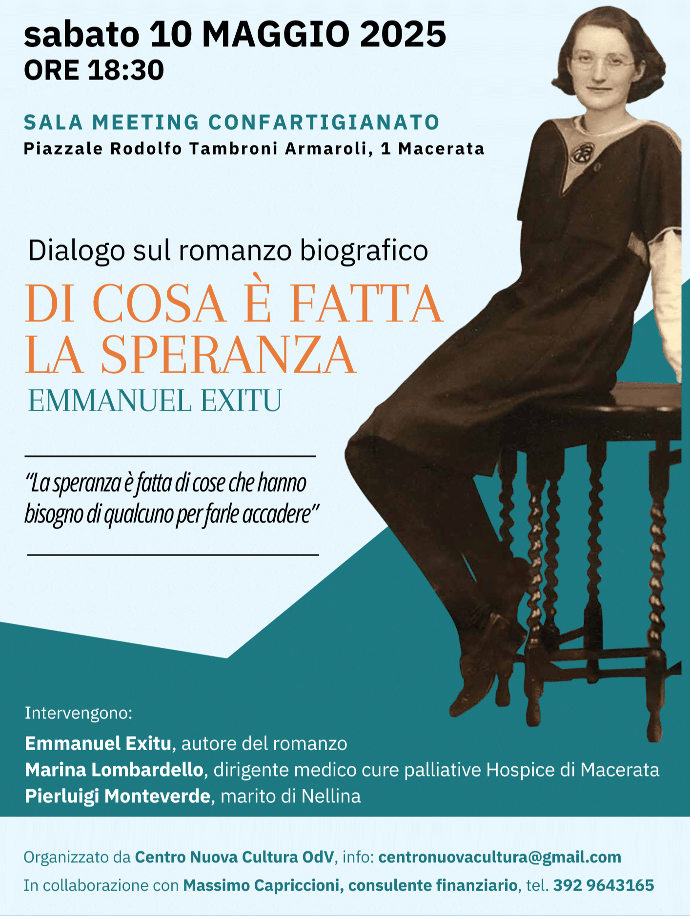Featured image for “Macerata: Di cosa è fatta la speranza. Cicely Saunders”
