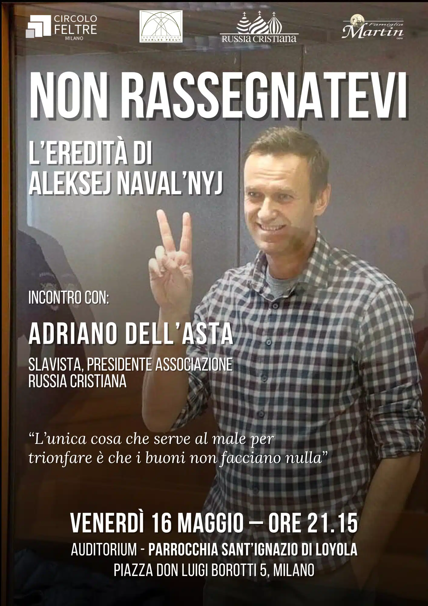 Featured image for “Milano: Non rassegnatevi. L’eredità di Aleksej Naval’nyj”