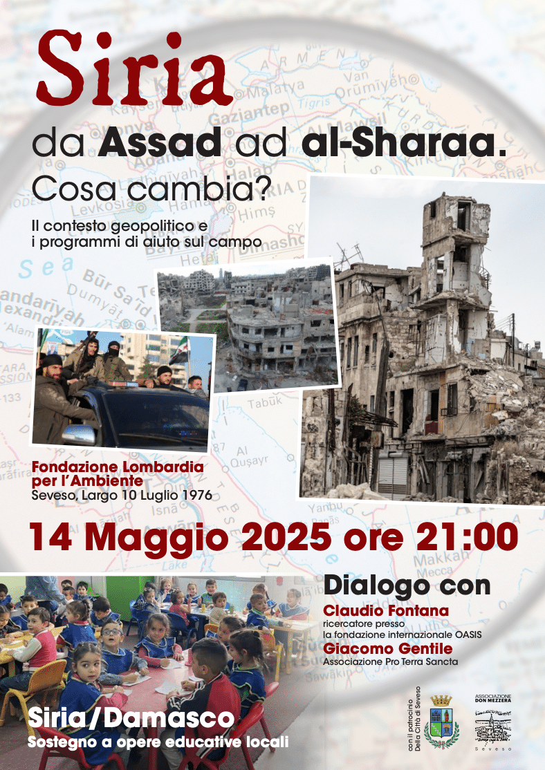 Featured image for “Seveso (MB): Siria, da Assad a al-Sharaa. Cosa cambia?”