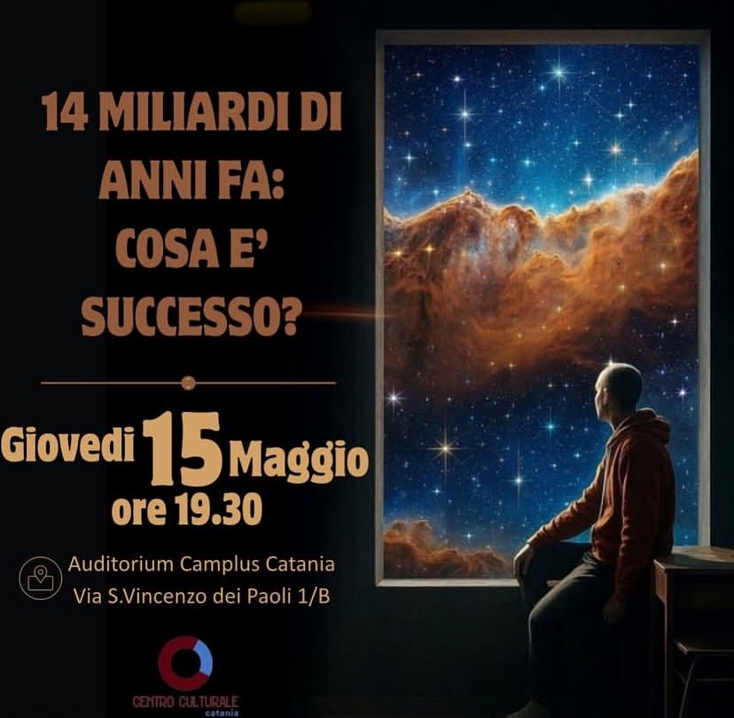 Featured image for “Catania: 14 miliardi di anni fa, cos’è successo?”