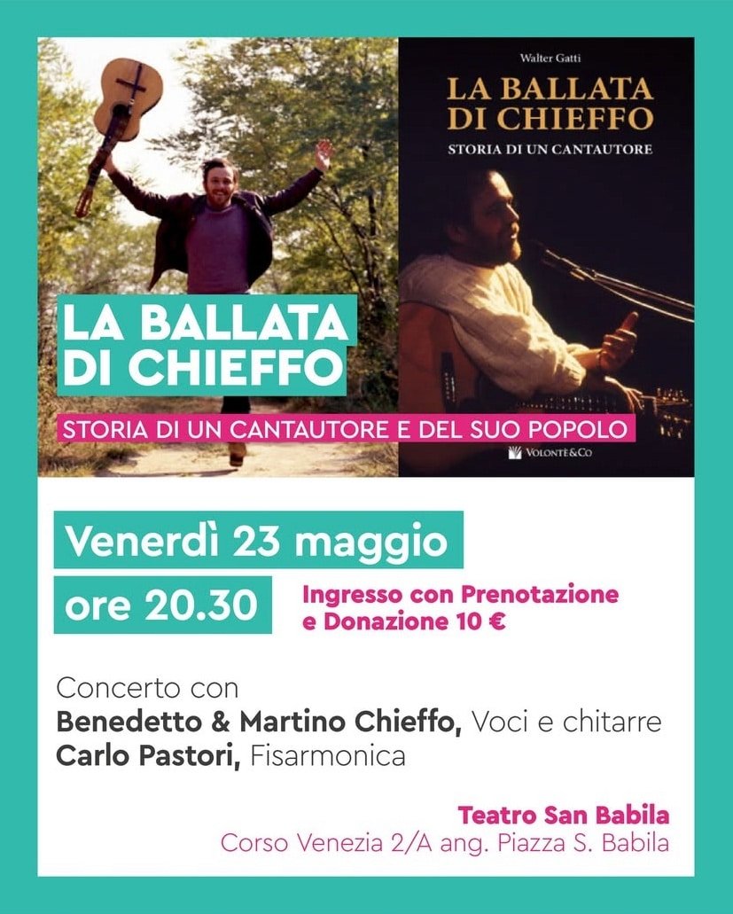 Featured image for “Milano: La Ballata di Chieffo. Concerto e dialoghi”