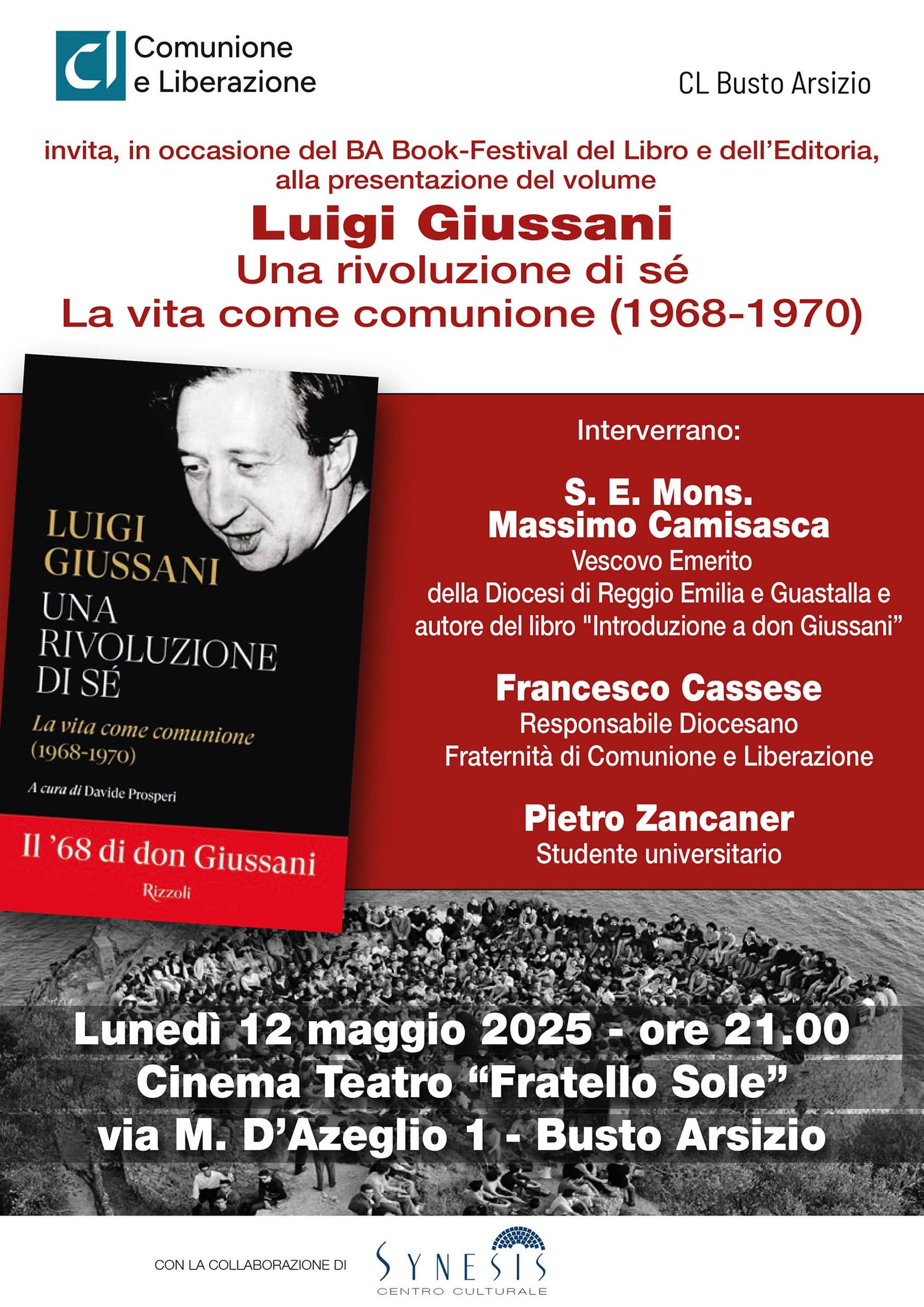 Featured image for “Busto Arsizio (Va): Presentazione del libro “Una rivoluzione di sé””