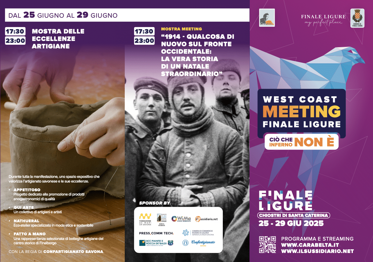 Featured image for “Finale Ligure (SV): West Coast Meeting. Ciò che inferno non è”