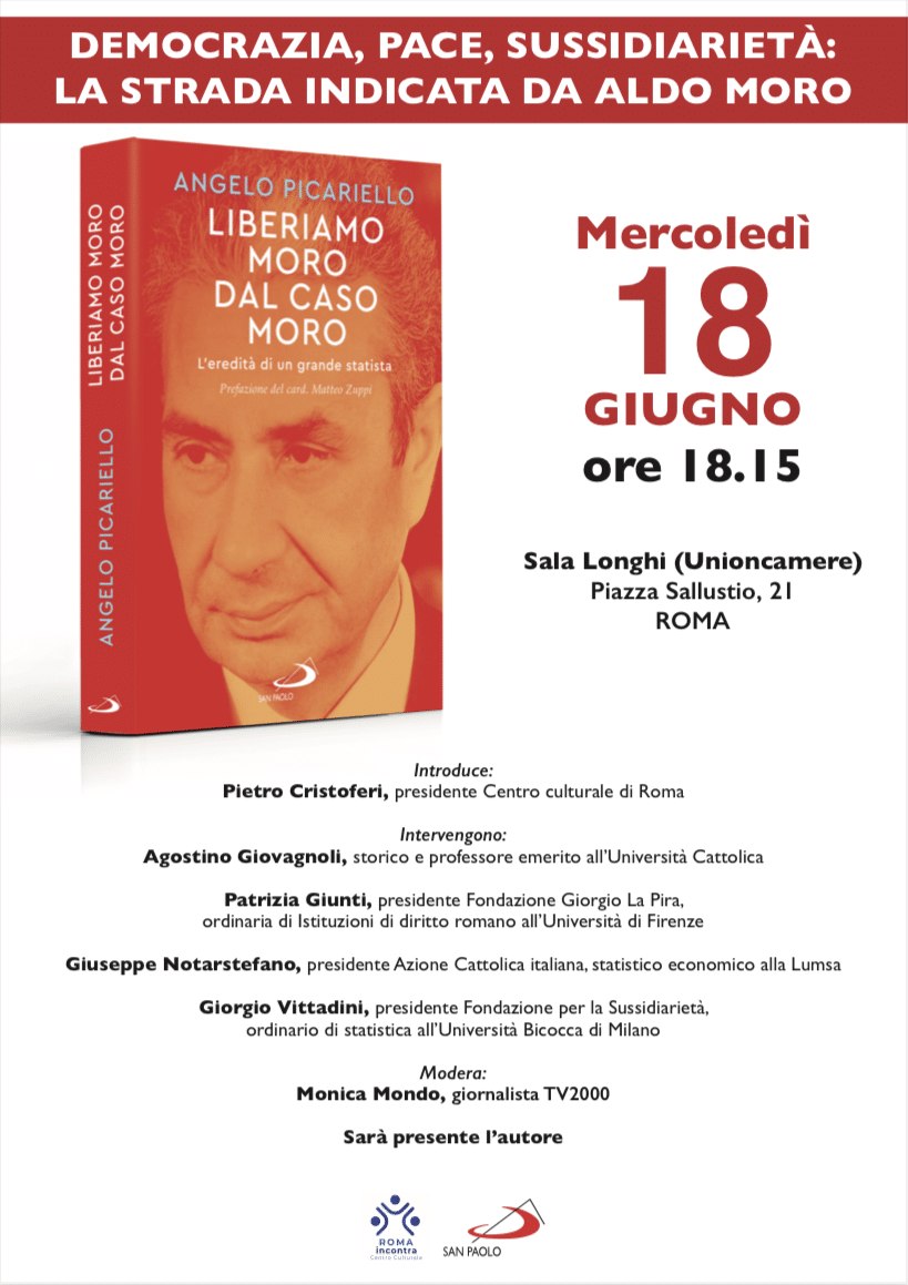 Featured image for “Roma: Democrazia, pace, sussidiarietà. La strada indicata da Moro.”