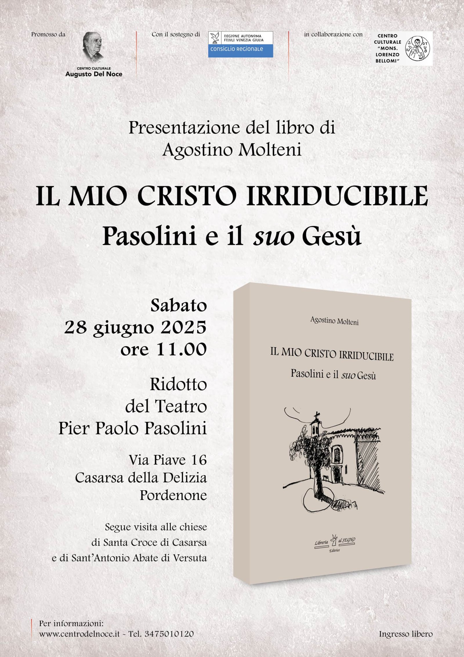 Featured image for “Pordenone: Il mio Cristo irriducibile. Pasolini e il suo Gesù”