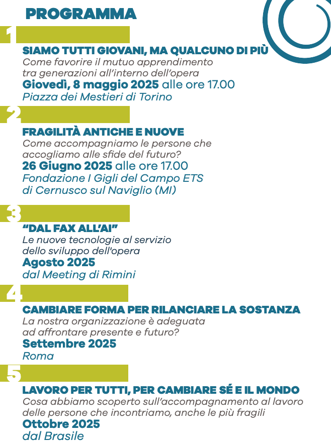 Featured image for “Cernusco S/N: “Fragilità antiche e nuove”, II appuntamento della Scuola Opere 2025”