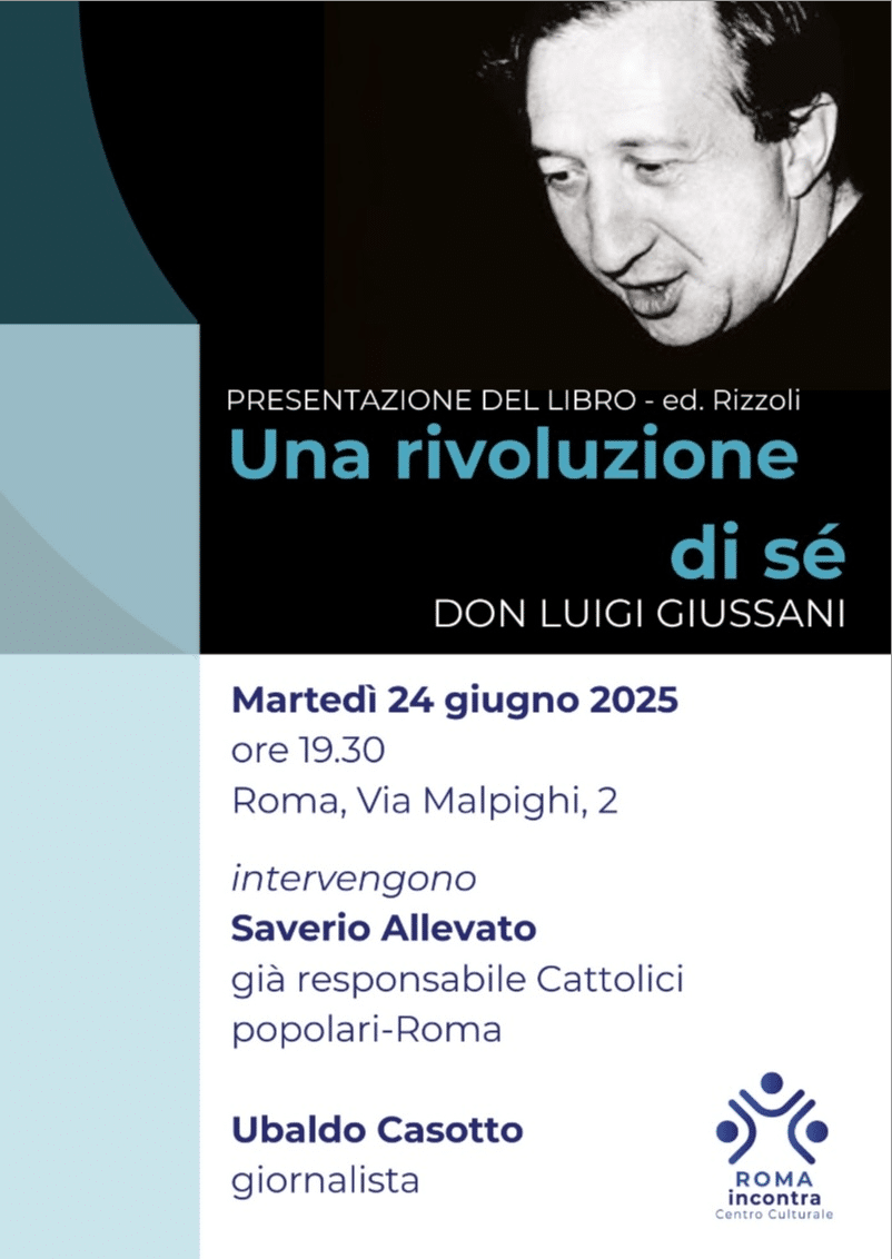 Featured image for “Roma: Presentazione del libro “Una rivoluzione di sé””