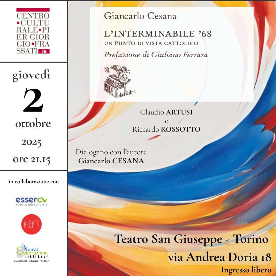 Featured image for “Torino: “L’interminabile ’68”. Un punto di vista cattolico”