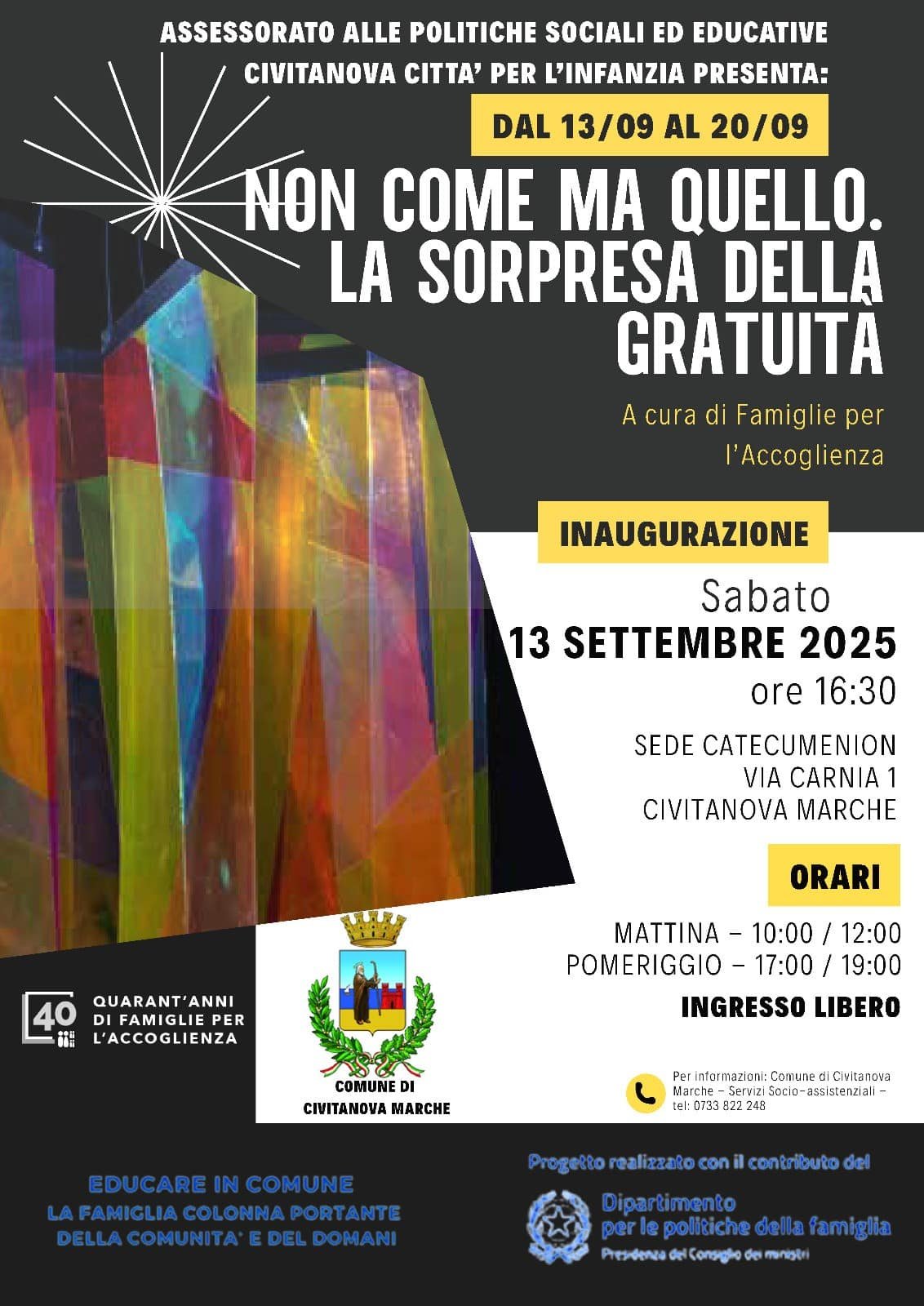 Featured image for “Civitavova Marche: “Non come ma Quello, la sorpresa della gratuità””