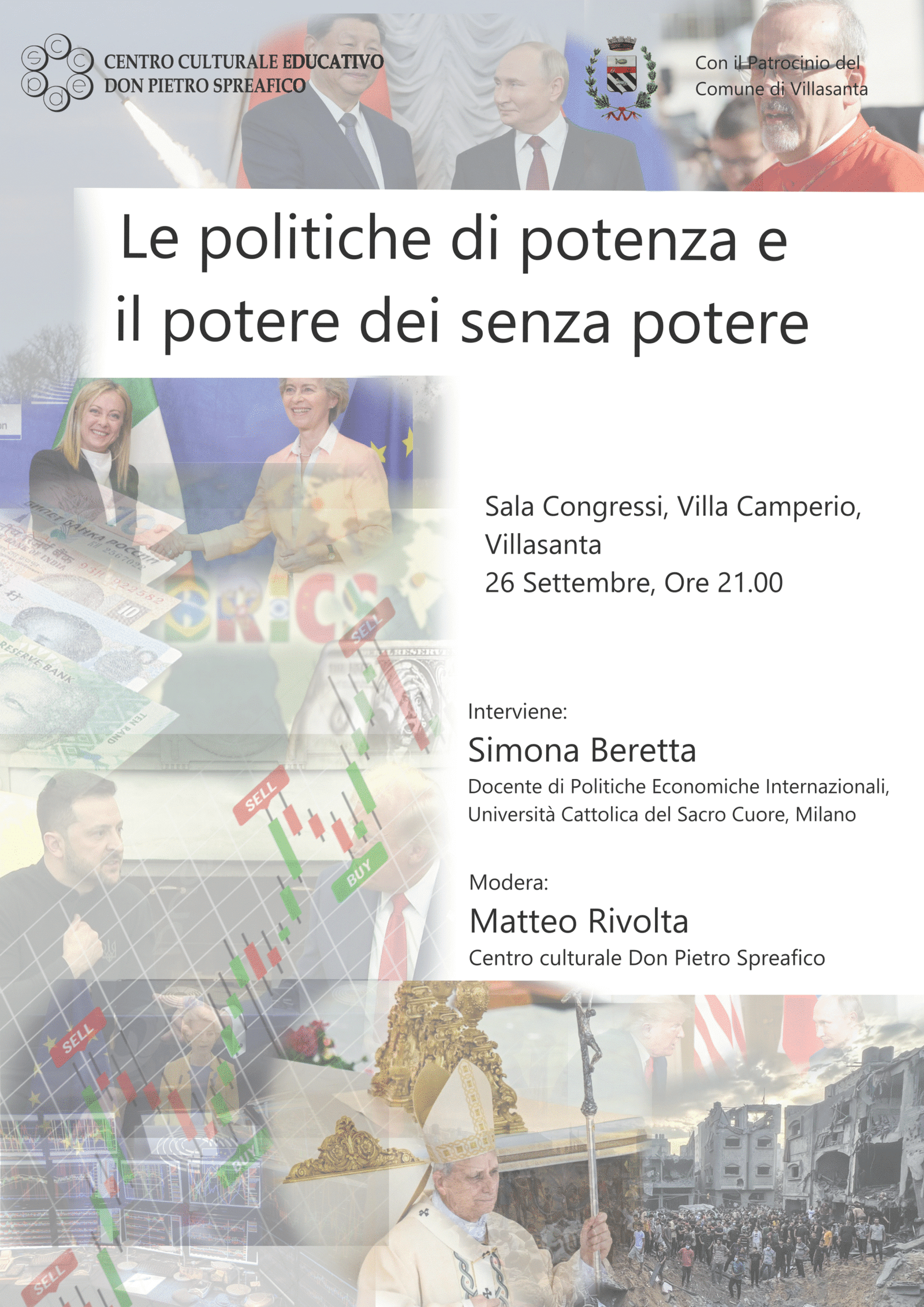 Featured image for “Villasanta (MB): Le politiche di potenza e il potere dei senza potere”