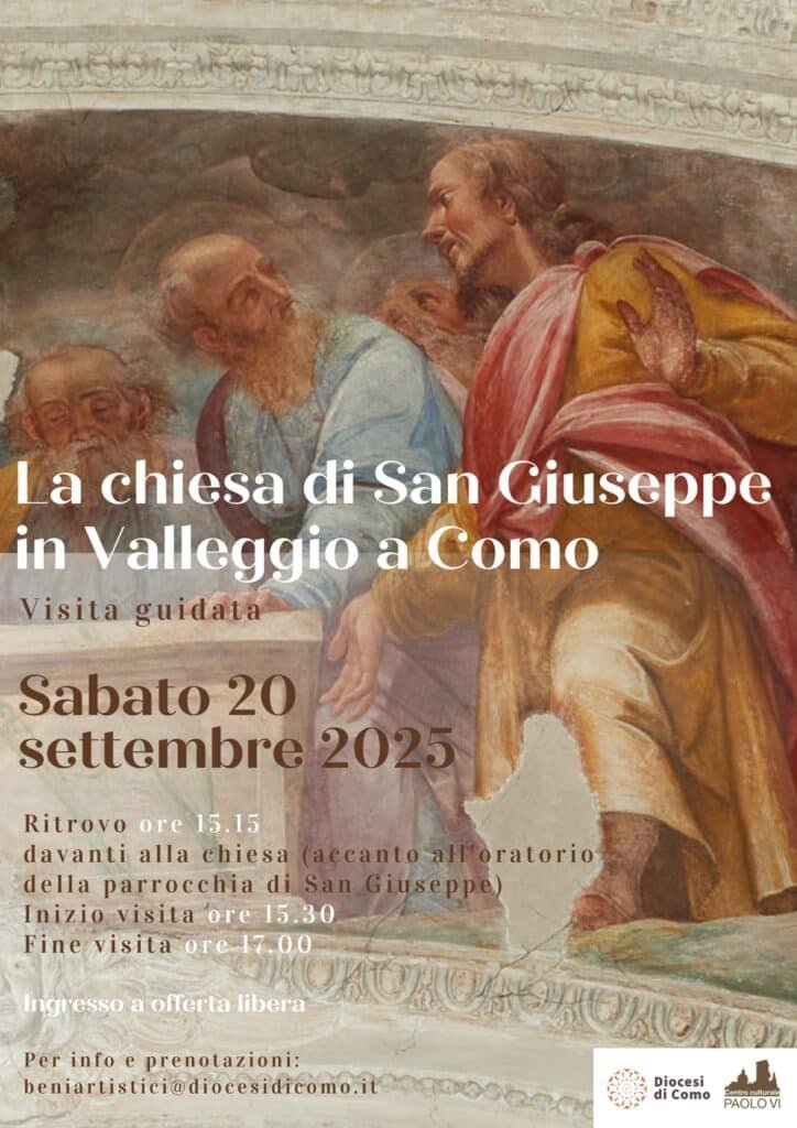 Featured image for “Como: Visita guidata alla chiesa di San Giuseppe in Valleggio”